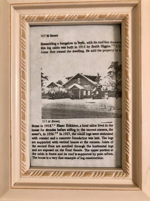 Coastal Cabin - Downtown Historical Log Home Anchorage Exterior foto